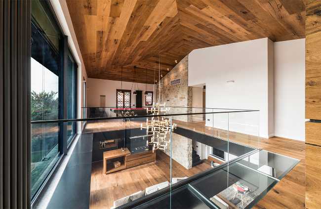 Interior villa romana reestructurada por Archside