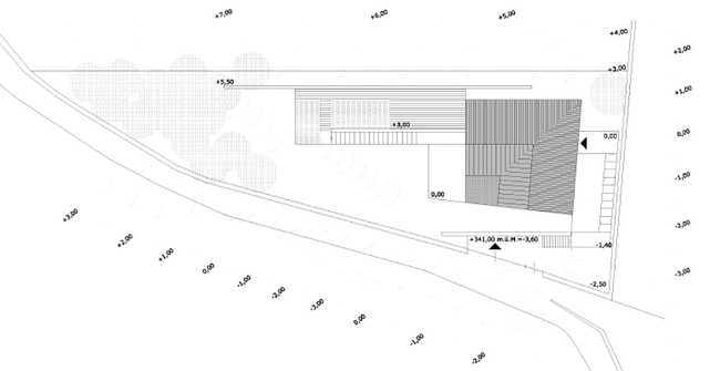 Modellino villa a Lana con serramenti Optiwin Purista