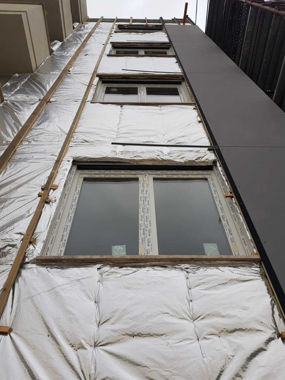 Condominio rione Paradiso Brindisi con isolamento in Overfoil