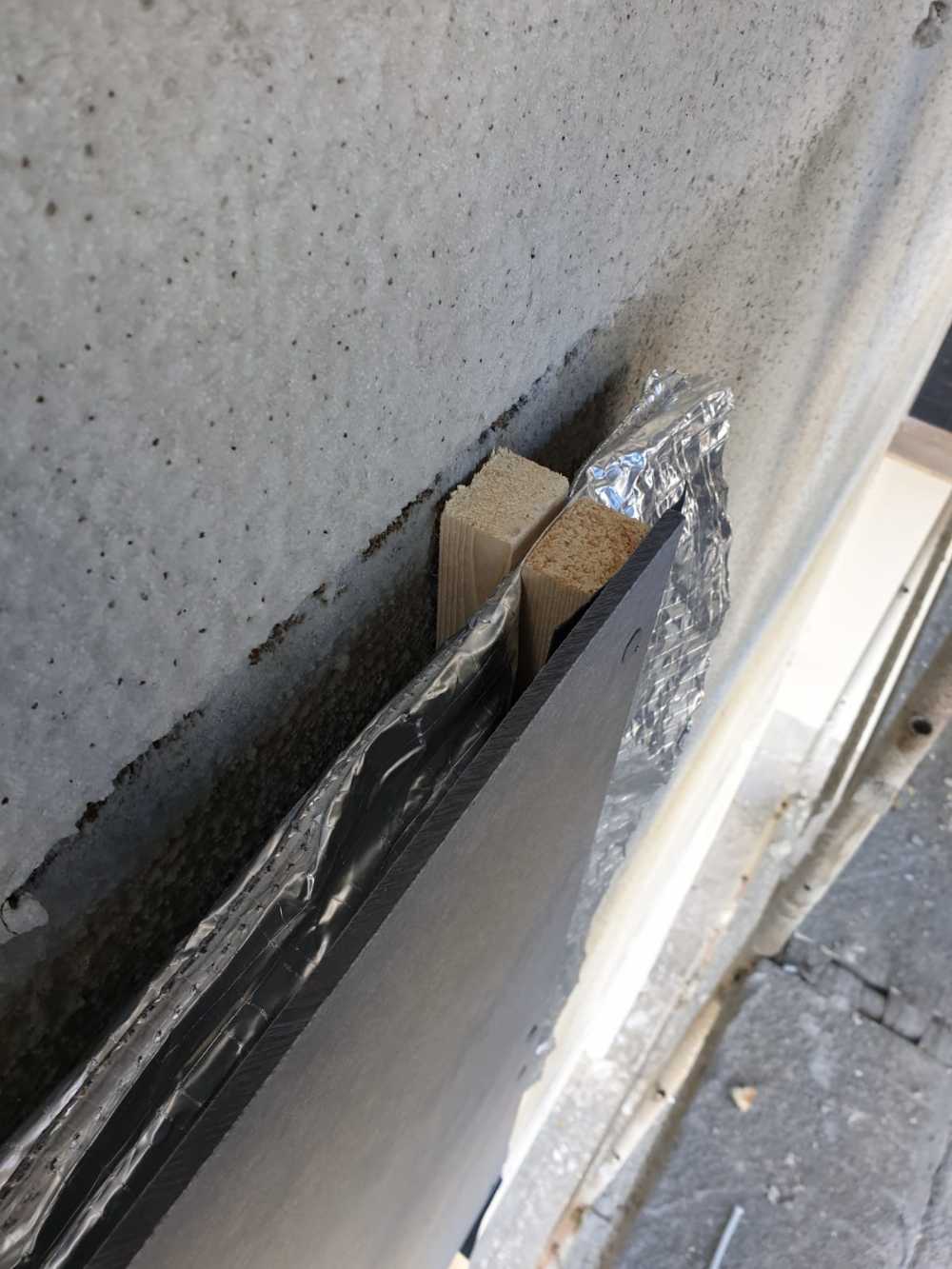Condominio rione Paradiso Brindisi con isolamento in Overfoil