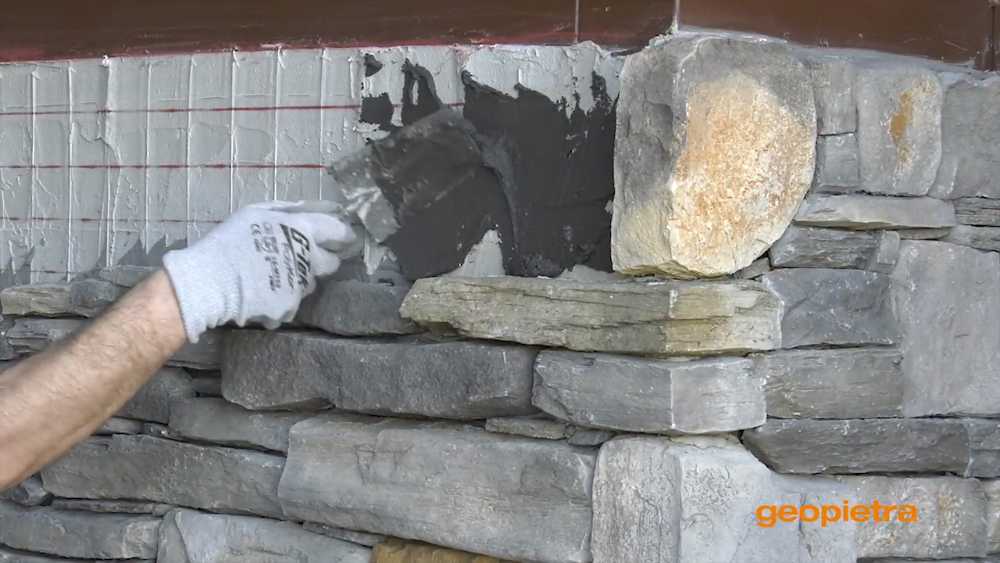 Posa in opera pietra