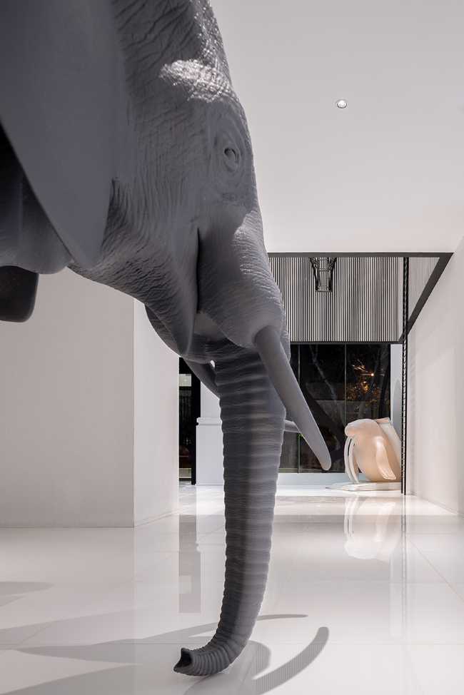 hotel cina ingresso minimal elefante