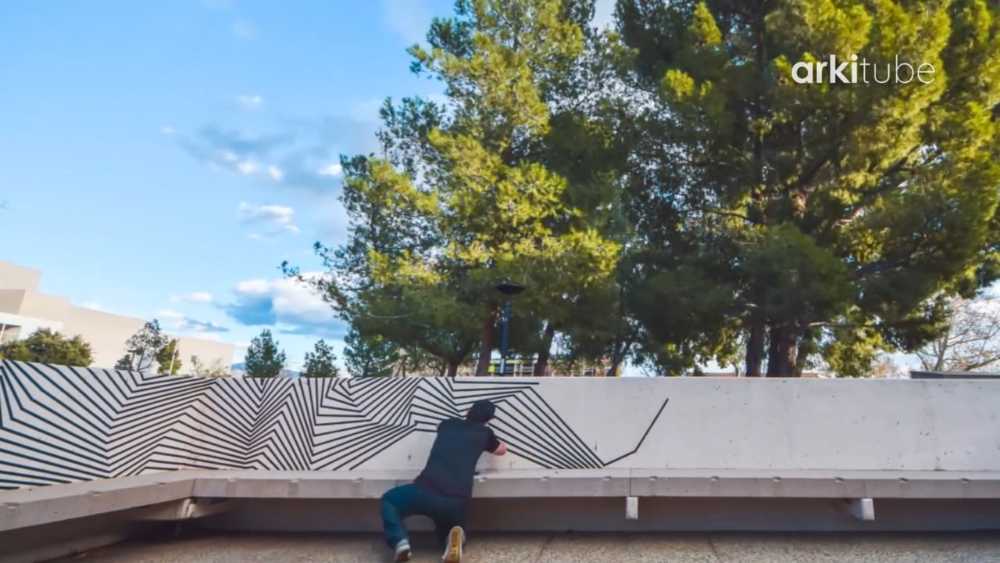 Tape Art Installation