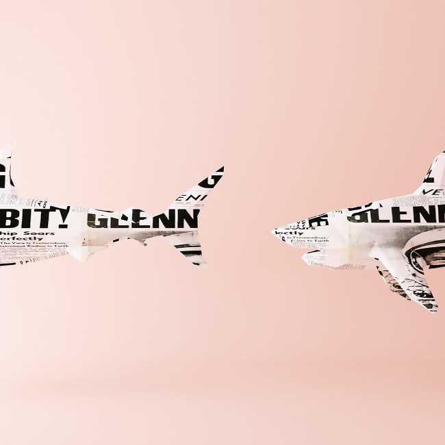 Broken Project graphics and powder blue color