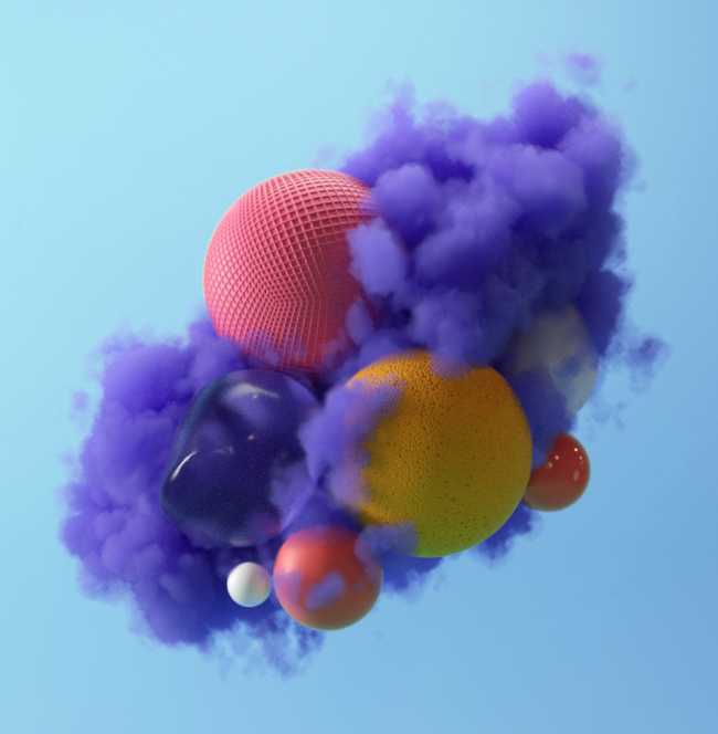 Broken Project graphics and color suspended objects