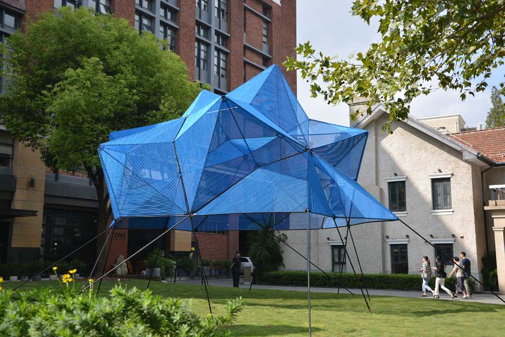 Shanghai palco struttura metallo e corda