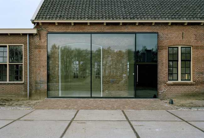 Stained glass on historical monument