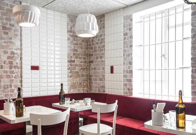 Interno ristorante anni '50