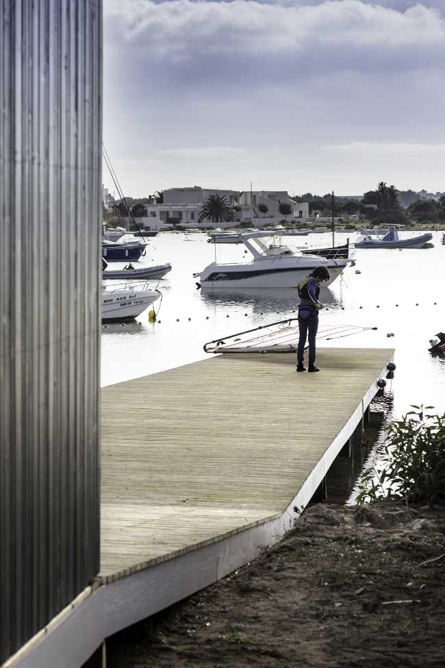 nautical center pier staves wood