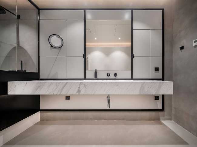 marble bathroom