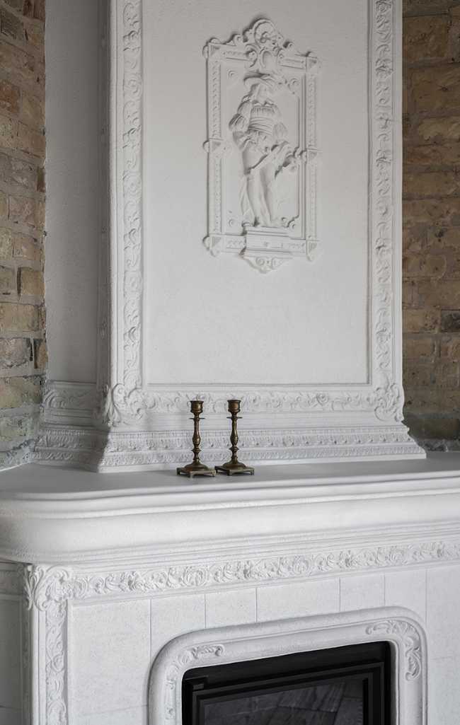 Historic fireplace