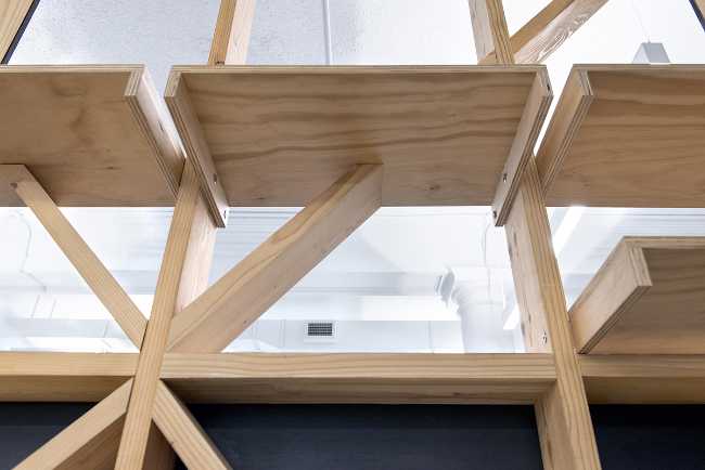 Dettaglio struttura in legno