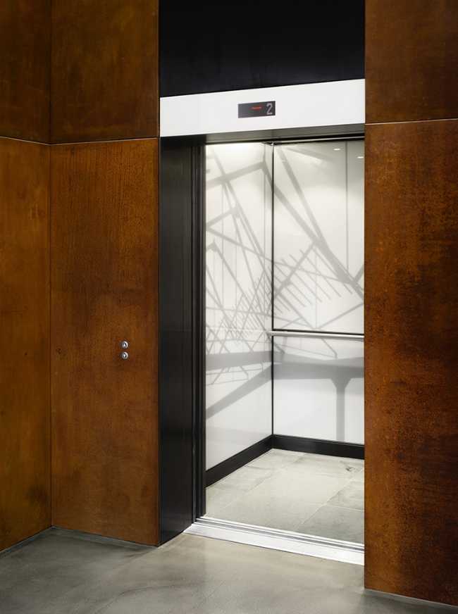 Elevator in a historic building