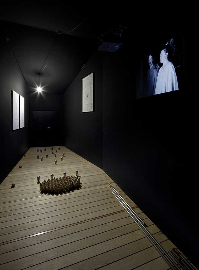 Padiglione in legno interno