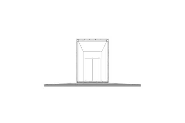 sezione padiglione in legno