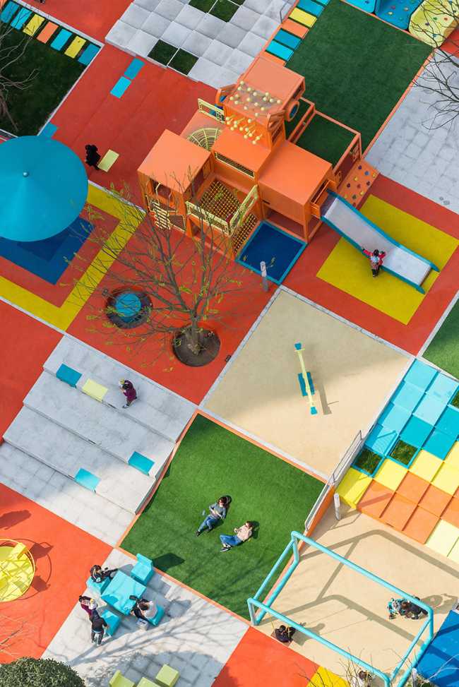 Modular colorful playground