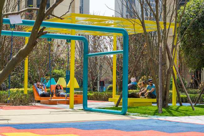 Colorful park games