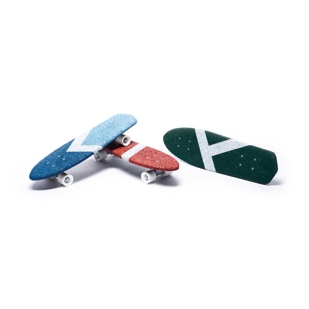 Skateboard rubber tires recycled