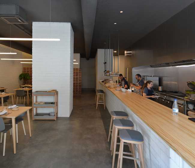 Bancone di un ristorante