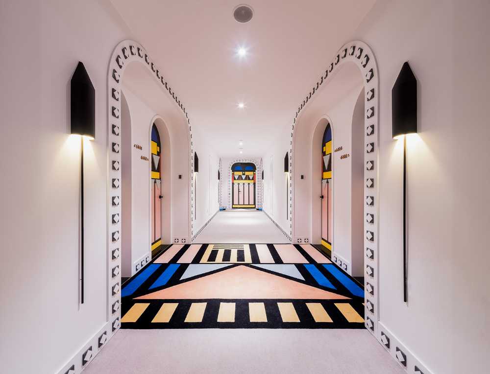 Hotel China Hall diseño lúdico Color