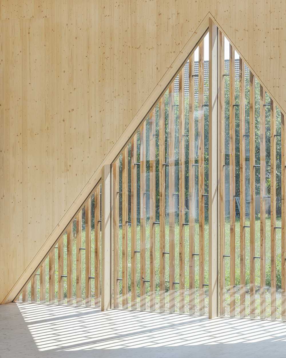 Facade Multifunctional wooden center