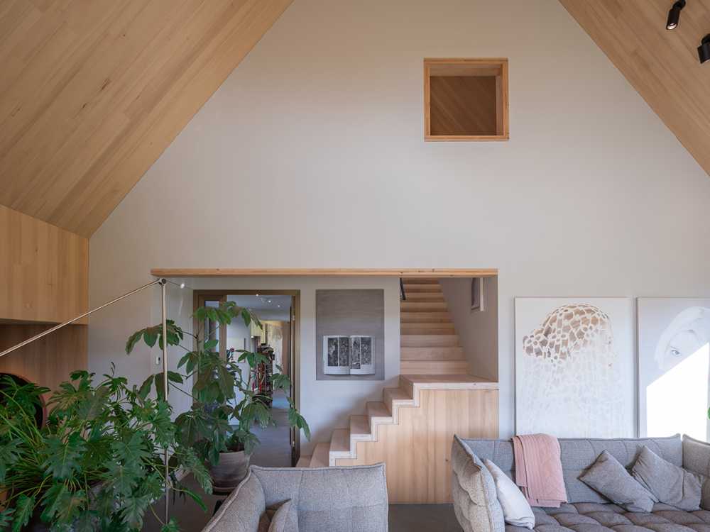 Una villa contemporánea inspirada en las granjas holandesas.