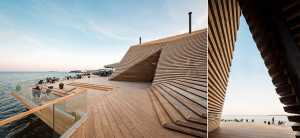Loyly: Finnish sauna and terrace on the Baltic Sea