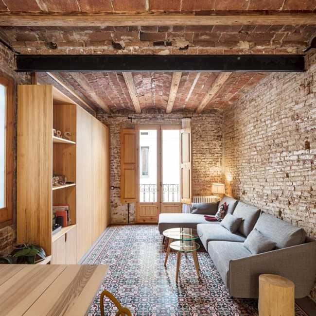 appartamento lungo e stretto