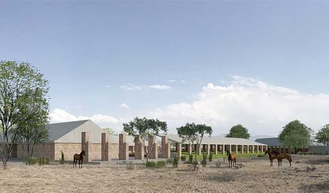 Hotel Boutique Mexico concrete stone and wood