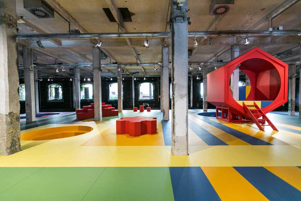 Parco giochi madrid colore installazione