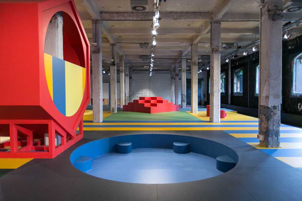 Parco giochi madrid colore installazione