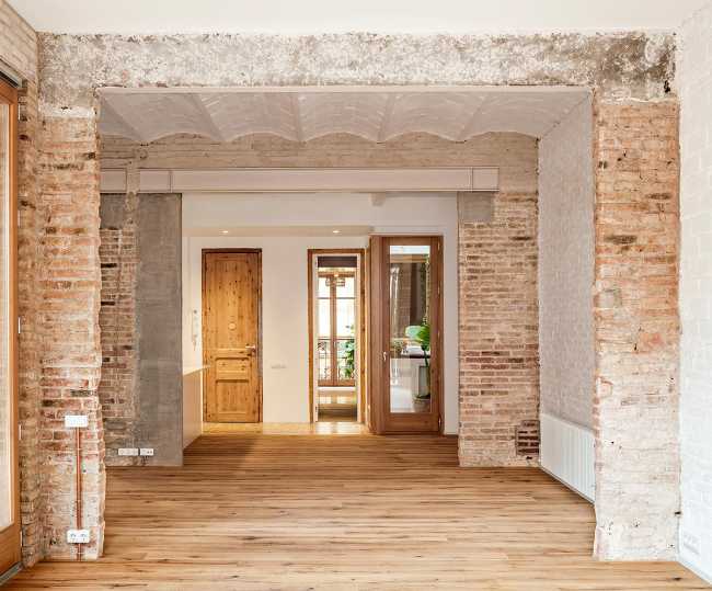 House with brick walls