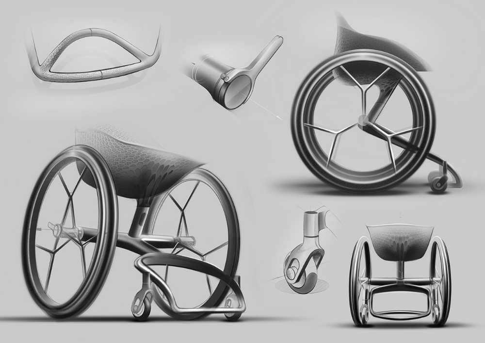 GO wheelchair custom 3D printing