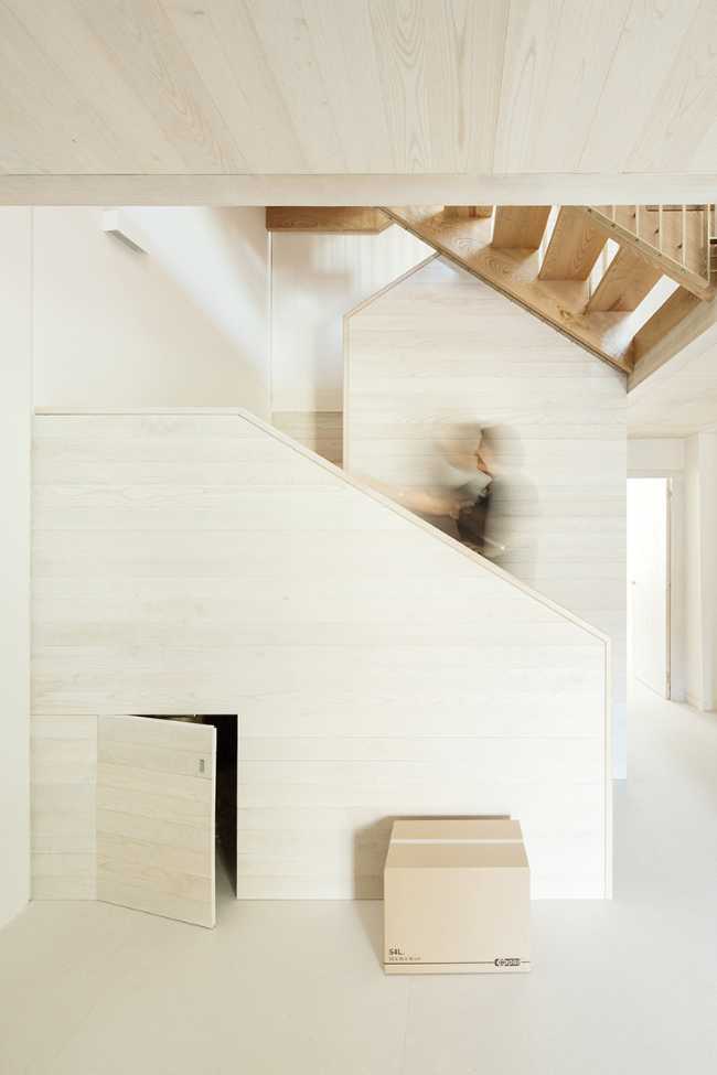 Interior of house added in wood