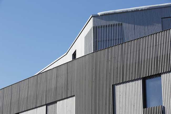 Volume in legno facciata ventilata