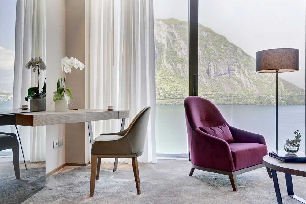 Recepción del hotel de lujo