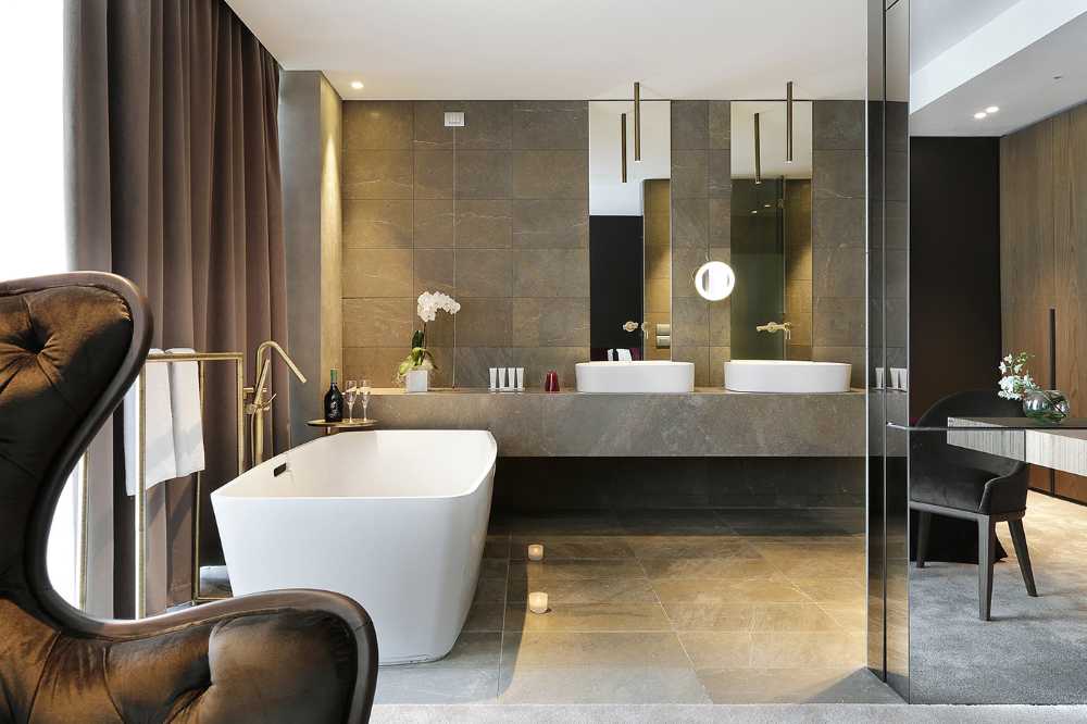 Recepción del hotel de lujo