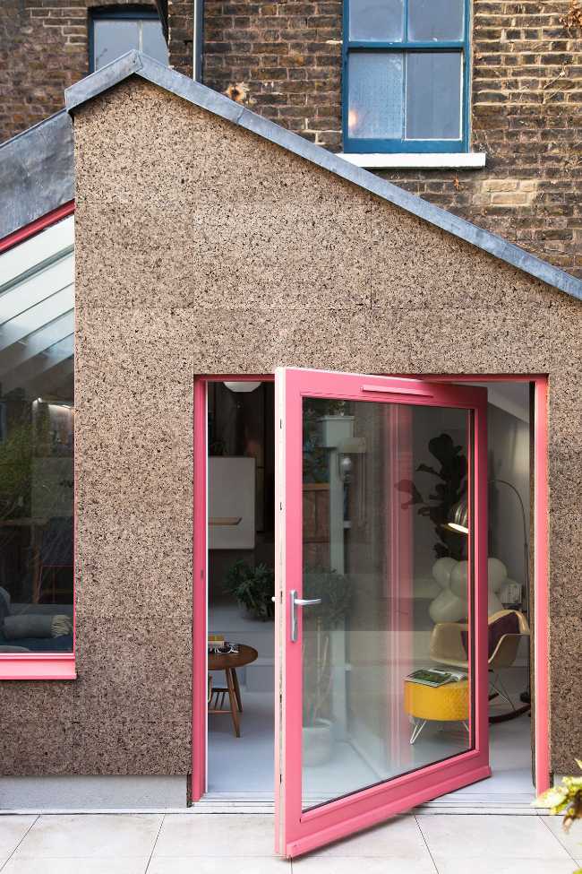 Pink swing window