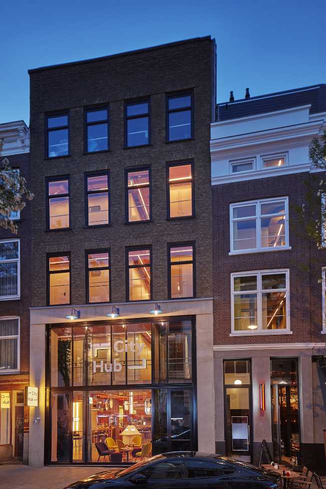 CityHub Hotel exterior facades