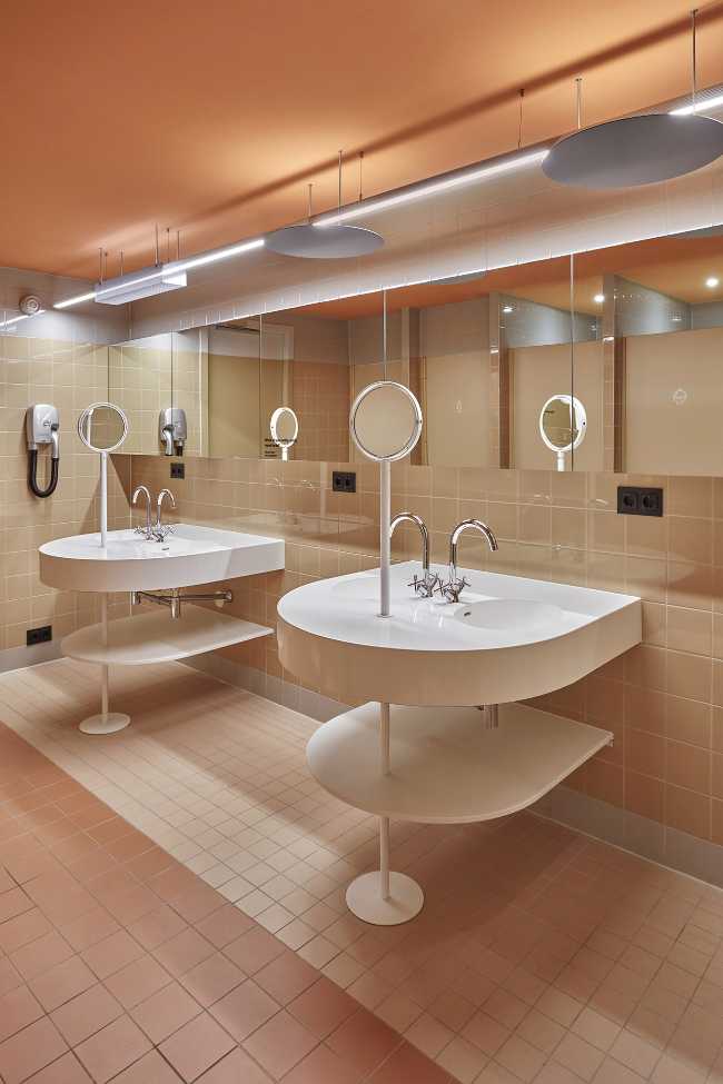 CityHub Hotel bagno colore rosa