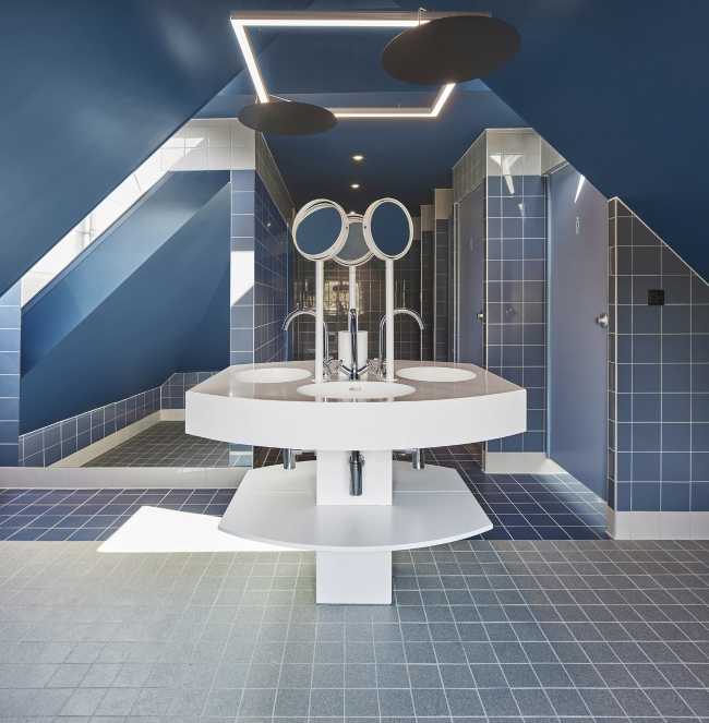 CityHub Hotel bagno colore azzurro
