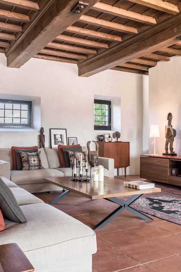 Salotto stile tradizionale