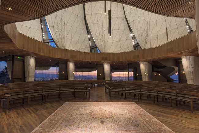 Baha'i Temple in Chile. The architectural project that won the international award RAIC 2019.