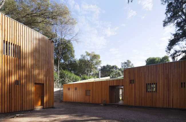 Vivienda de madera un piso