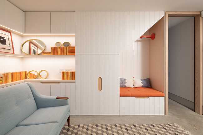 living minimal bianca lucernari