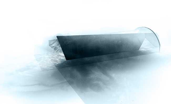 pabellón instalación stand diseño interior superficies dibujos