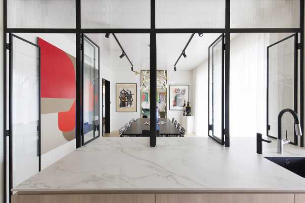 Interno residenza design colorato