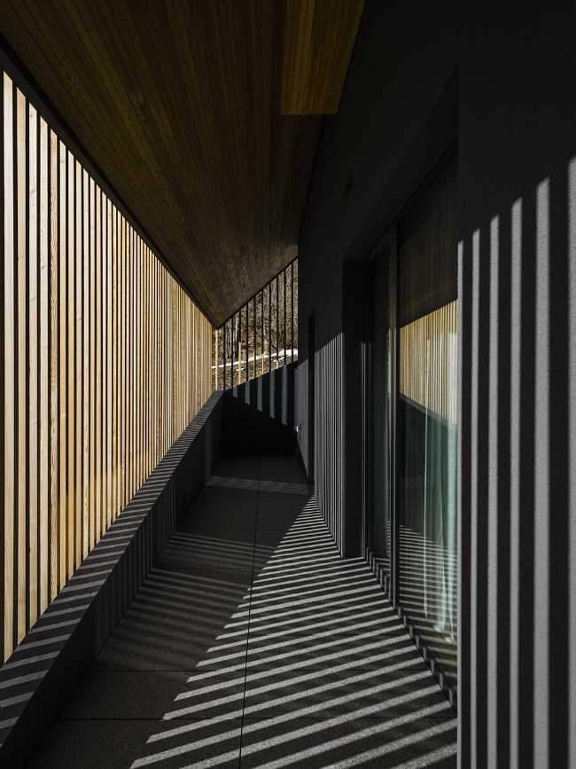 House among the Alps: a blend of contemporary architecture and local traditions