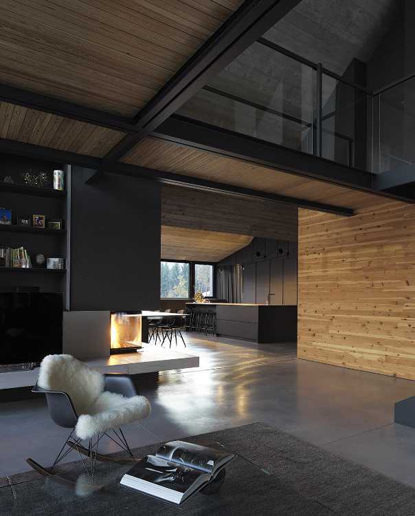 House among the Alps: a blend of contemporary architecture and local traditions