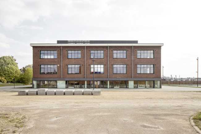 Restored mining building